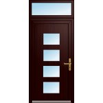 OknaDvereNaMiru.cz Vchodové dveře STYL 1430 + Nadsvětlík 90 x 220 cm – Hledejceny.cz