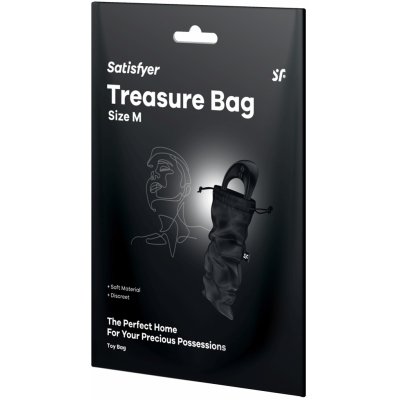 Satisfyer Treasure Bag M černá – Zboží Mobilmania