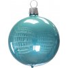 Vánoční koule zelenkavá porcelánový odlesk Velikost 6cm