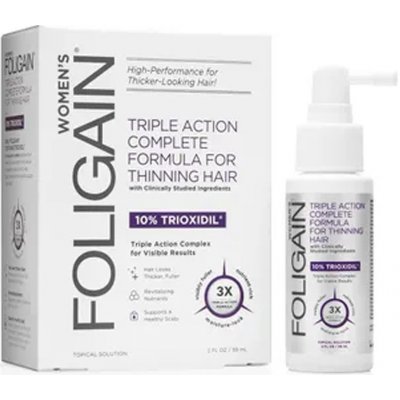 Foligain Triple Action sérum proti padání vlasů s 10% trioxidilem pro ženy 59 ml – Hledejceny.cz
