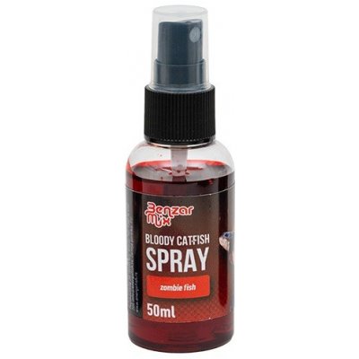 Benzar Mix CATFISH Spray Aroma Bloody Fermented rak kalmar 50 ml – Zboží Mobilmania