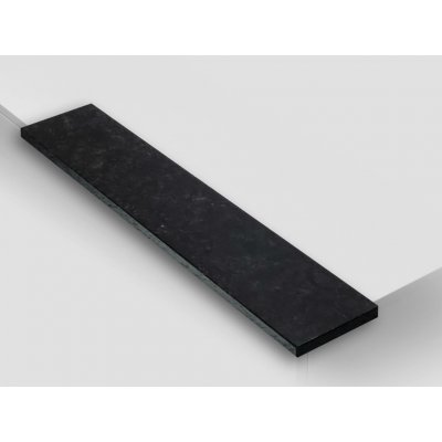 TONE OF STONE Venkovní parapet z přírodního kamene - Žula Nero Assoluto Zimbabwe lesk, 10x150x20 mm – HobbyKompas.cz