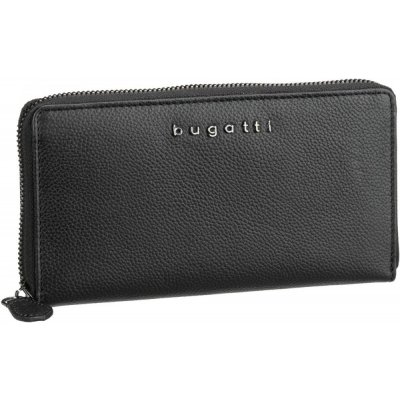 Dámská kožená dlouhá peněženka Bugatti Bella 49482201 černá – Zboží Mobilmania