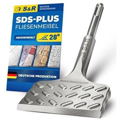 Sekáč na dlaždice SDS-plus 165x75 mm lopatkový (zahnutý) S&R – Hledejceny.cz