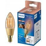 Philips Smart LED 4,9W, E14, jantarové sklo, Tunable White – Sleviste.cz