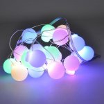 Solight LED vánoční řetěz barevné koule 20x LED 2m 2x AA – Hledejceny.cz