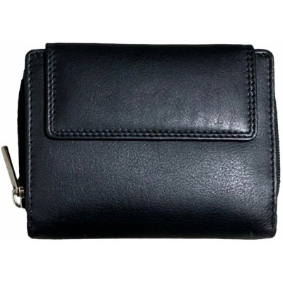 Wild Fashion dámská kožená peněženka střední black – Zboží Mobilmania
