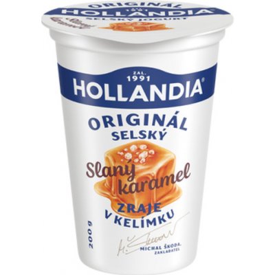 Hollandia Jogurt selský slaný karamel 200 g – Zboží Dáma