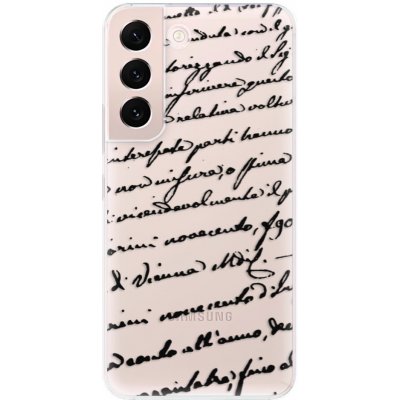 Pouzdro iSaprio - Handwriting 01 - black Samsung Galaxy S22 5G – Zboží Mobilmania