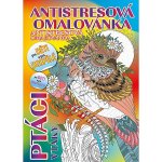 Antistresová omalovánka A5 Ptáci – Sleviste.cz