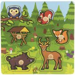 Teddies vkládačka Moje první lesní zvířátka 6 ks – Hledejceny.cz