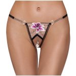 Tanga s květem a řetízky Cottelli LINGERIE – Zboží Dáma