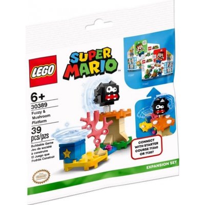 LEGO® Super Mario™ 30389 Fuzzy & Mushroom Platform polybag – Zboží Dáma