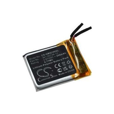 Powery Garmin 361-00136-21 200mAh Li-Pol 3,7V - neoriginální – Zboží Živě