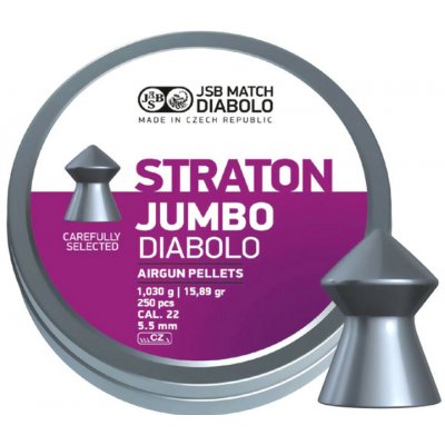 Diabolky JSB Straton Jumbo 1,030 g 5,5 mm 250 ks – Zboží Dáma
