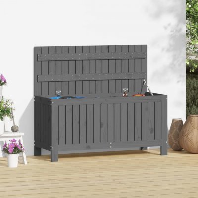 zahrada-XL box šedá 108 x 42,5 x 54 cm masivní borovice – Hledejceny.cz