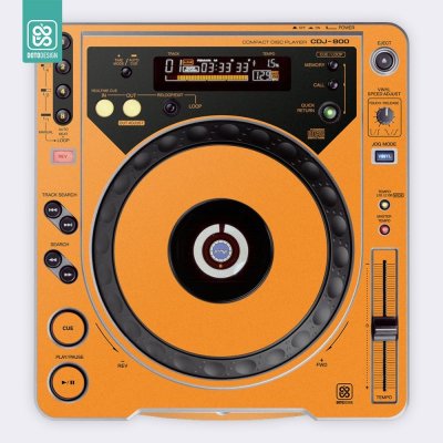 Doto Design Skin CDJ 800 FULL COLORS Sunset Orange – Zboží Živě