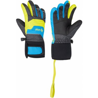 Kilpi Skimi - J dětské lyžařské plalcové rukavice, palčáčky se zipem modrá