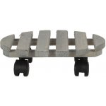 Esschert Design Podložka pod květináč PLANT TROLLEY 29 cm přírodní – Zboží Mobilmania