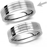 SILVEGO L´AMOUR pánský ocelový snubní prsten RRC2095-M – Hledejceny.cz