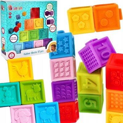 Bam Bam Měkké gumové kostky 10 ks – Zboží Mobilmania