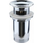 81097 | Výpusť umyvadlová CLICK-CLACK s přepadem 5/4″ G, délka 80 mm – Sleviste.cz
