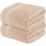 Livarno Home Froté ručník, 50 x 100 cm, 2 kusy (béžová) – Sleviste.cz