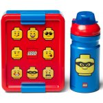 LEGO® Iconic Classic svačinový set láhev a box červená/modrá – Zboží Dáma