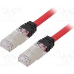 Panduit STP6X2MRD Patch S/FTP Cat 6a RJ45 vidlice z obou stran 2m – Hledejceny.cz