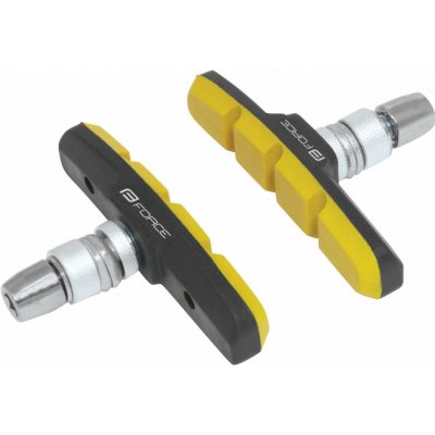 FORCE gumičky brzd, jednorázové, černo-žluté, 70mm, baleno – Hledejceny.cz