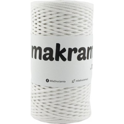 Šňůra MAKRAMA MILA 2mm/200m - Bílá – Zboží Dáma