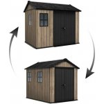 Keter Apex 7,5 x 9 Ashwood, s podlahou, 612047 – Sleviste.cz