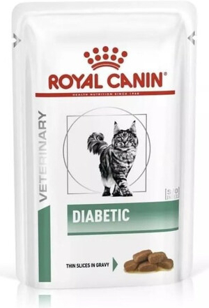 Royal Canin Veterinary Health Nutrition Cat Diabetic Pouch 48 x 85 g