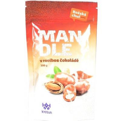 Kyosun Mandle v rooibos čokoládě, 100 g – Zboží Mobilmania