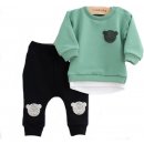 New Baby Kojenecká souprava tričko a tepláčky Brave Bear ABS Brave Bear Zelená