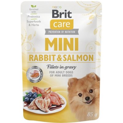 Brit Care Mini Adult Pouch Rabbit & Salmon 24 x 85 g – Zboží Mobilmania