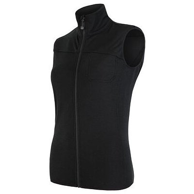 SENSOR MERINO EXTREME dámská vesta černá -XL