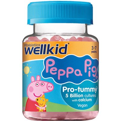 Vitabiotics Wellkid Peppa Pig Pro-tummy 30 gummies – Hledejceny.cz