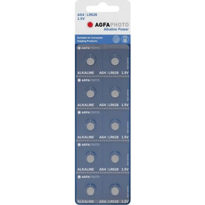 AgfaPhoto LR66-LR626-AG4-376-377 10ks AP-AG4-LR66-10B – Zboží Mobilmania