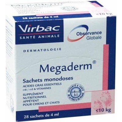 VIRBAC Megaderm při kožních problémech pro psy a kočky 28×4 ml – Hledejceny.cz