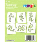 Šablony Magic sada S Květiny2 6 ks 8028 – Zboží Mobilmania
