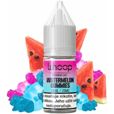 Whoop Salt Watermelon Gummies 10 ml 20 mg – Zboží Mobilmania