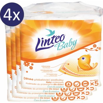 Linteo Baby Dětské přebalovací podložky 5 ks