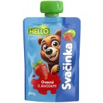 Hello ovocná kapsička s Jahodami 12 x 100 g – Zboží Mobilmania