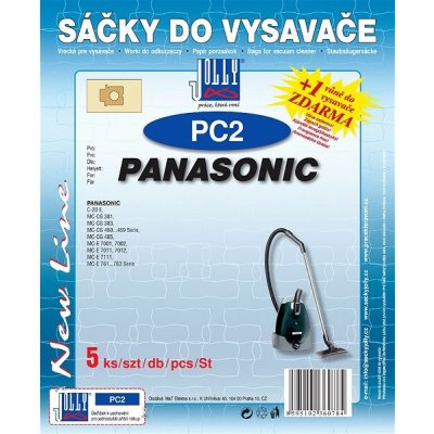 Jolly PC 2 (5ks) do vysav. PANASONIC – Hledejceny.cz