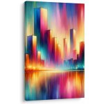 Obraz zářivé město v noci - 20x30 – Zboží Dáma