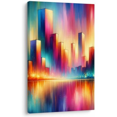 Obraz zářivé město v noci - 20x30 – Zboží Dáma