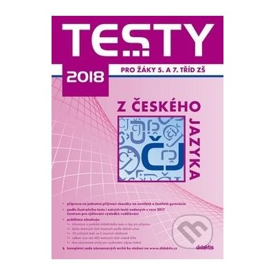 Testy 2018 z českého jazyka pro žáky 5. a 7. tříd ZŠ – Zboží Mobilmania
