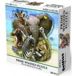 PRIME 3D Dřevěné puzzle Afrika 300 ks – Hledejceny.cz