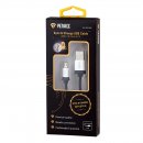 Yenkee YCU 201 BSR propojovací USB 2.0 A -> micro USB B, 1m, černo/stříbrný